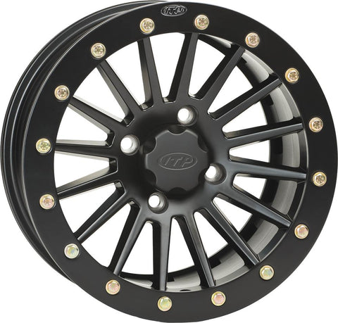 Sd Dual Bdlk 14x7 4-156 4+3 M. Blk - Black Ring