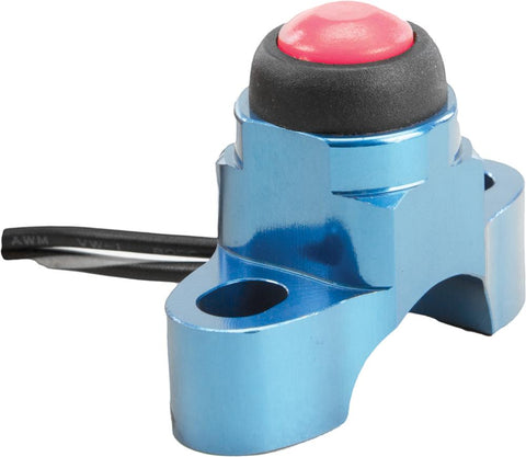 Billet Spacesaver Perch Mount Kill Switch Blue