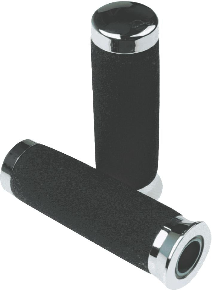 Deluxe Chrome End Grips 6-1-4" X7-8"