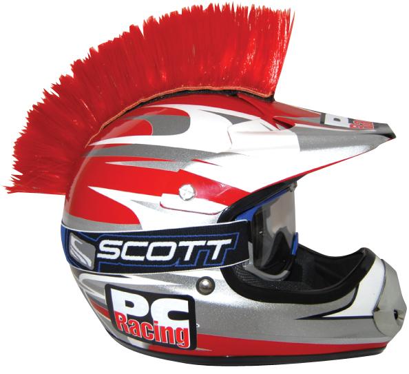 Helmet Mohawk W-suction Cup (r Ed)