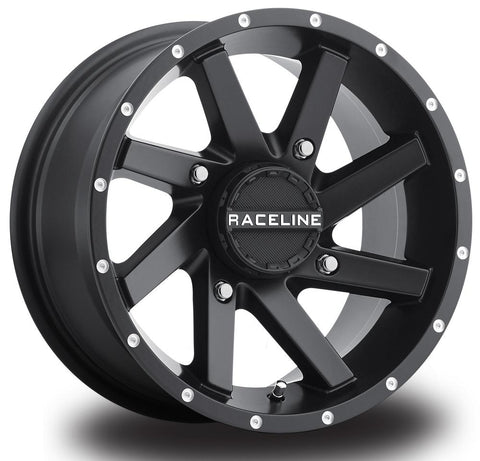 Twist Blk 14x7 4x137 5+2 12mm Tapered Lug