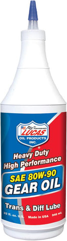 Heavy Duty Gear Oil 80w-90 Qt