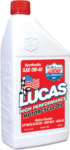 Synthetic High Performance Oil 10w-30  32oz