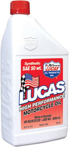 Synthetic High Performance Oil 50wt 32oz