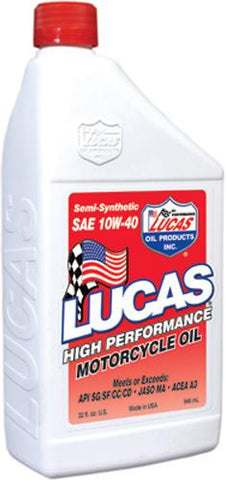 Semi-synthetic High Performance Oil 10w-40  32oz