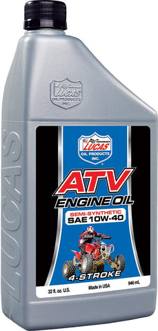 Semi-synthetic Atv Engine Oil 10w-40 Qt