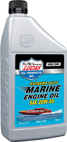 Marine Engine Oil 20w-50 1qt