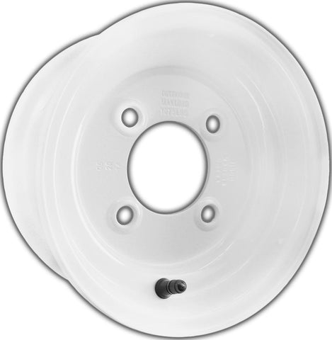 Std Wheel Wht 8"x3.75" 4 On 4