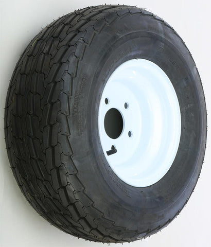 Trlr Tire-rim Assy White 10x6 5 On 4.5-20.5x8-10 "c"