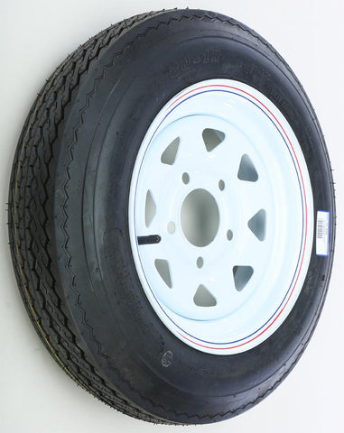 Trlr Tire-rim Assy White 12x4 5 On 4.5-4.80-12 "c"