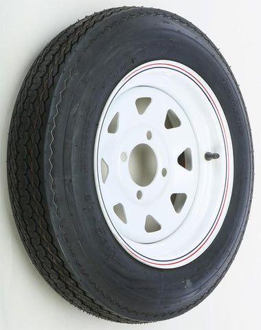 Trlr Tire-rim Assy White 12x4 4 On 4-4.80-12 "c"
