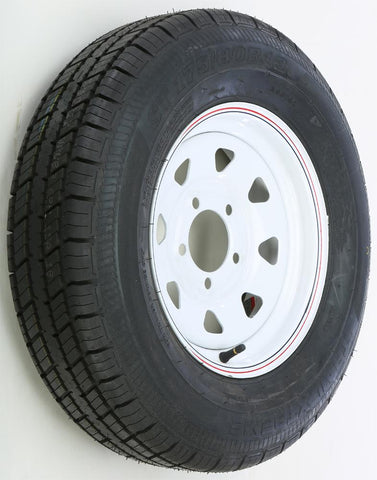 Trlr Tire-rim Assy White 13x4. 5 5 On 4.5-175-80r13 "c"