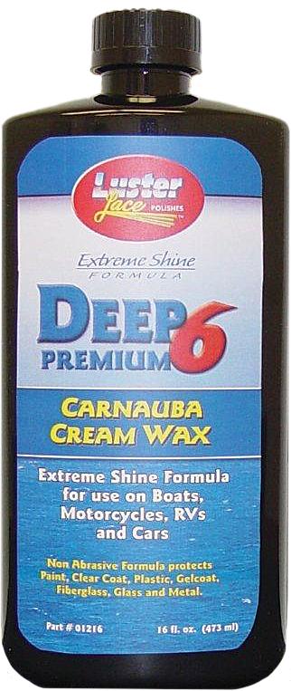 Deep Premium 6 Carnauba Cream Wax 16 Oz