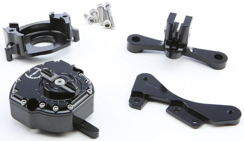 Steering Damper Kit Blk Bmw