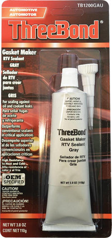 Gasket Maker Rtv Sealant Grey 3.8oz