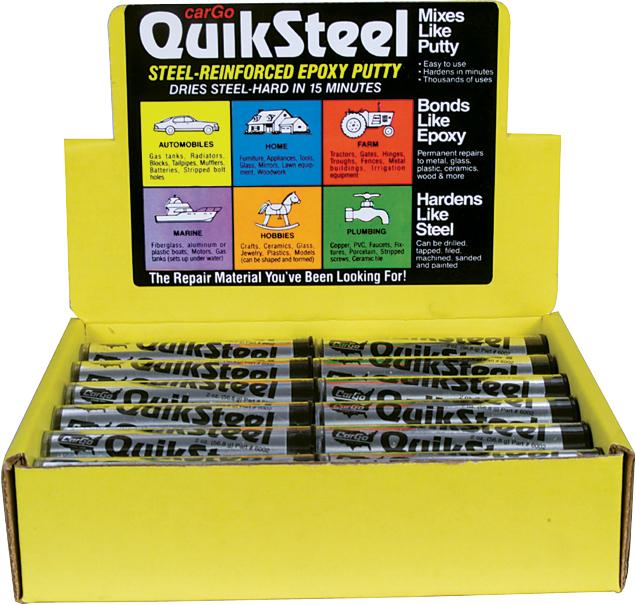Steel Reinforced Epoxy Putty C Ounter Box 12-pk