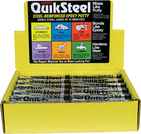 Steel Reinforced Epoxy Putty C Ounter Box 12-pk