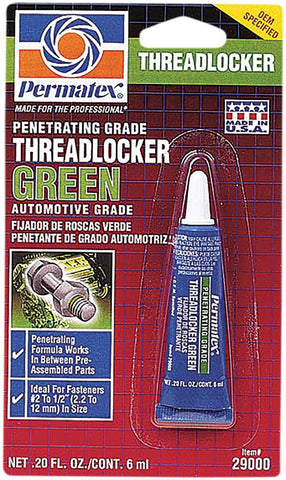 Penetrating Grade Threadlocker Green 6 Ml