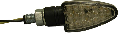 Long Arrow 8 Led Marker Lights Black W-smoke Lens