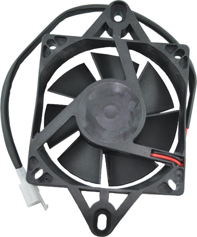 Cooling Fan 200  250cc  7 Fins 4.75" 2-wire- Rd-bk