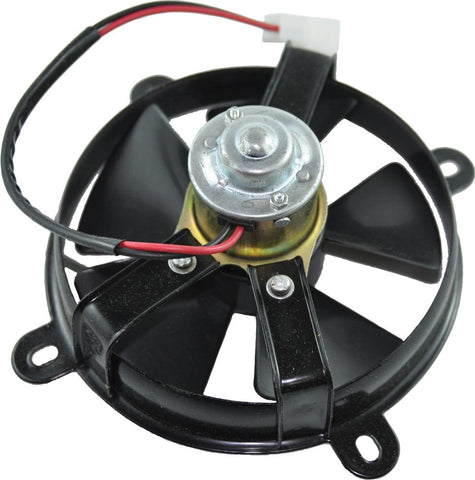 Cooling Fan 200  250cc  5 Fins 6" 2-wire- Rd-bk