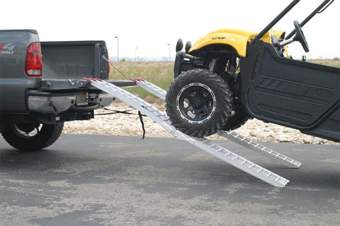 Curved Aluminum Ramp 88" X 11.25" Folding