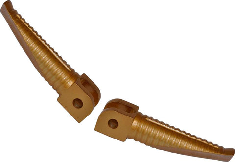 Billet Aluminum Footpegs (gold Anodized)