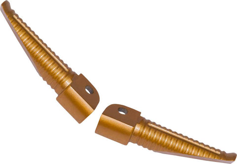 Billet Aluminum Footpegs (gold Anodized)