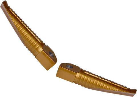 Billet Aluminum Footpegs (gold Anodized)