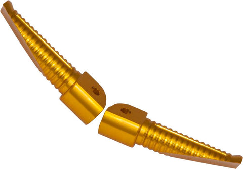 Billet Aluminum Footpegs (gold Anodized)