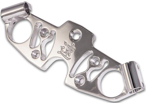 Top Clamp Polished Skeleton Suz Gsx1300r '99-12