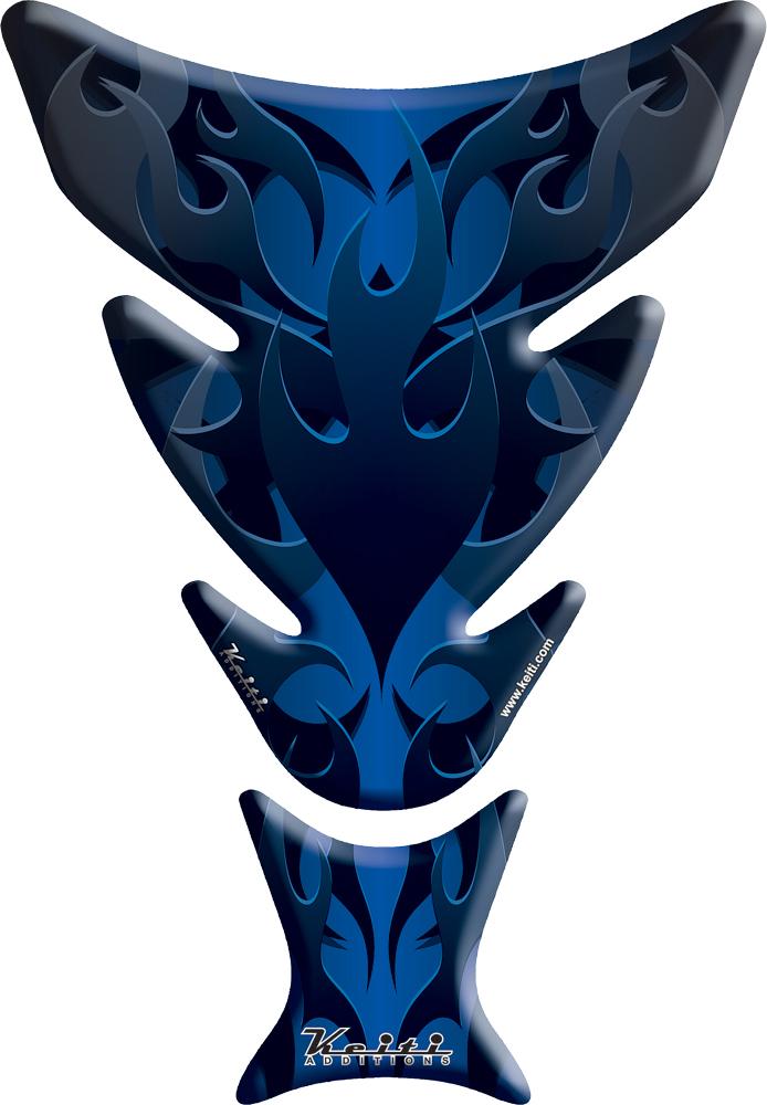 Tank Pad (flames Blue)