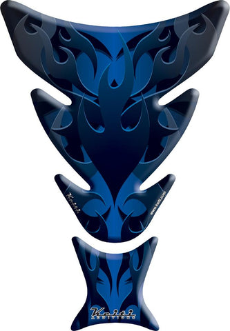 Tank Pad (flames Blue)