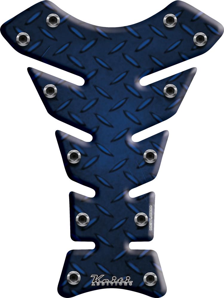 Tank Pad (diamond Plate Blue)