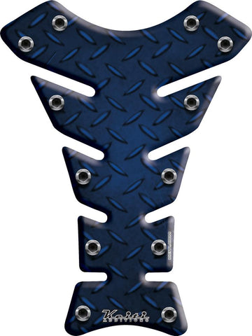 Tank Pad (diamond Plate Blue)