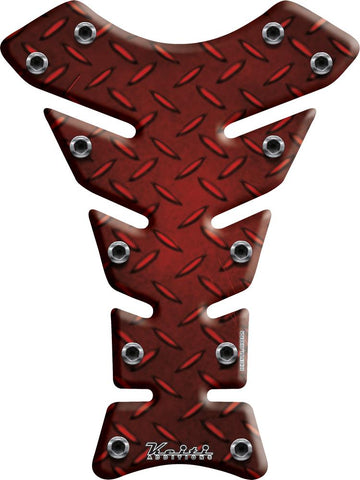 Tank Pad (diamond Plate Red)