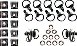 Quick Release Fasteners Silver 17Mm 10/Pk