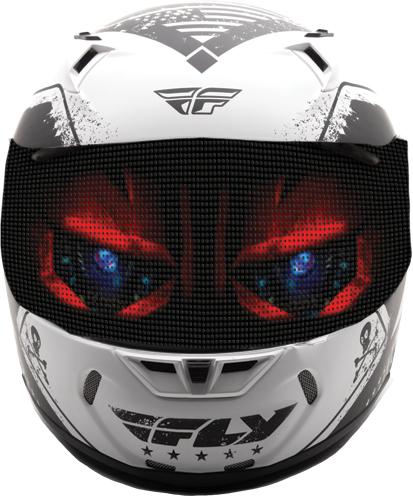 Windscreen Decal Red Monster