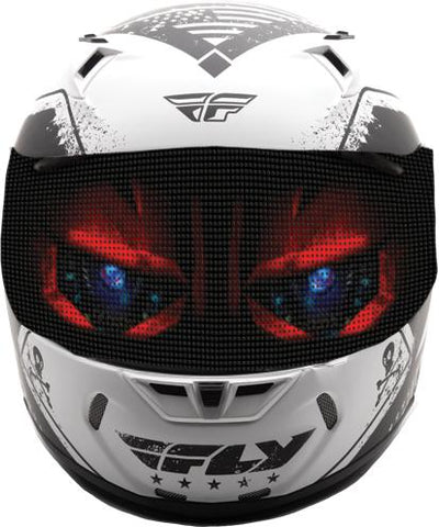 Windscreen Decal Red Monster