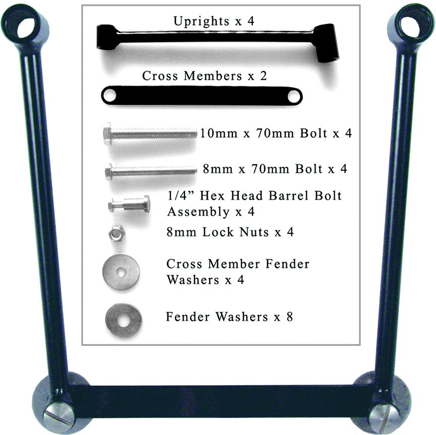 Universal Hard Mount Kit(pair) Willie & Max
