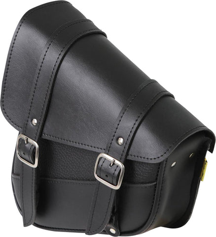 Blk Syn Leather Swingarm Bag 1 0.5" X 11.5" X 4.5"