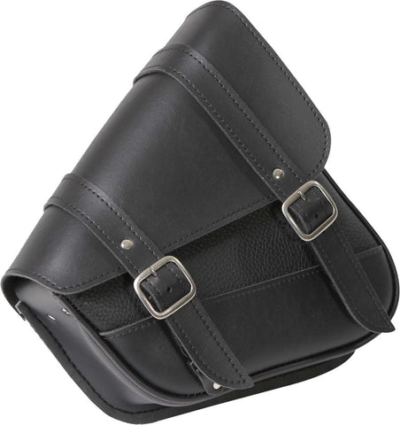 Blk Syn Leather Swingarm Bag 1 0.5" X 11.5" X 4.5"