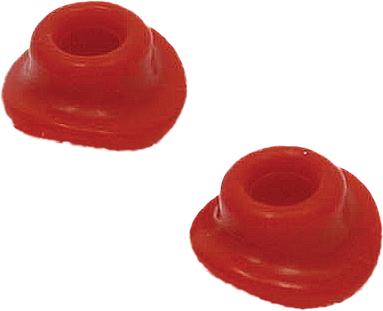 Air Valve Mud Guards Red (pair)