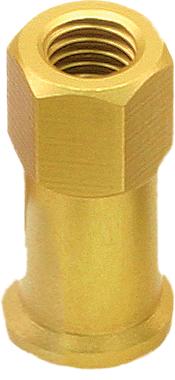 Rim Lock Nuts Gold 2-pk