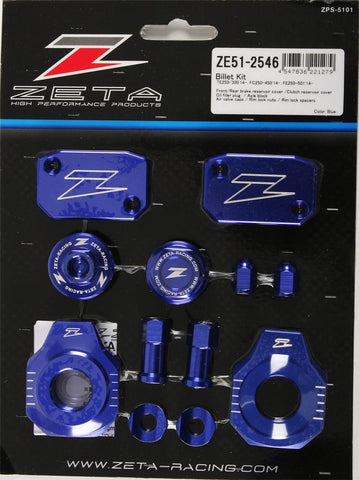 Zeta Billet Kit Husqvarna Blue