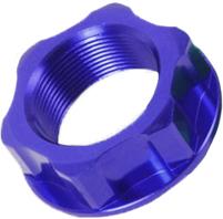 Steering Stem Nut & Bolt Blue M24x30-p1.5 H14