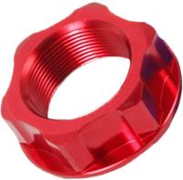 Steering Stem Nut & Bolt Red M24x32-p1.0 H12