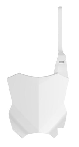 Front Number Plate (white)