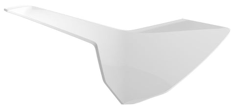Side Number Plate (white)