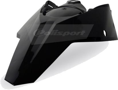 R.Fndr & Side Panels Blk Ktm